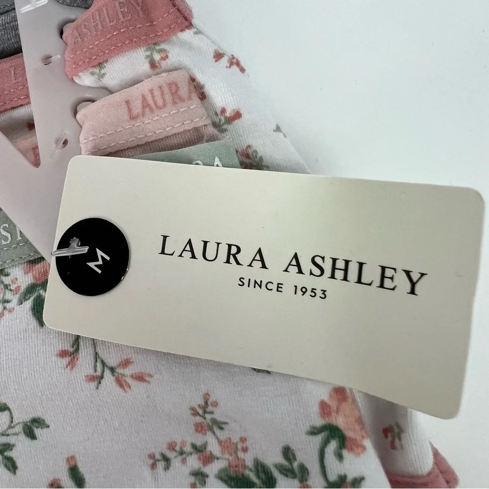 Laura Ashley Women’s Panties Sz Medium Pkg/5 Briefs Multi Colors MSRP $48 - Picture 5 of 7